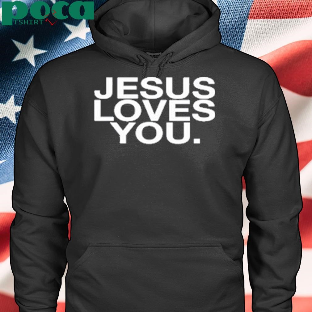 Jesus Loves You Dodgers Blue Logo Shirt