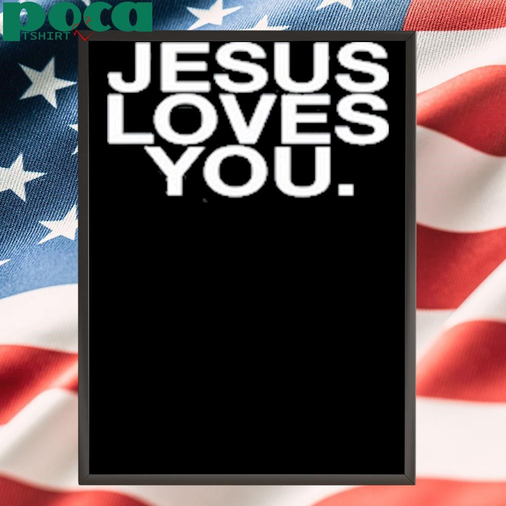 Jesus Loves You Dodgers Blue Logo Shirt