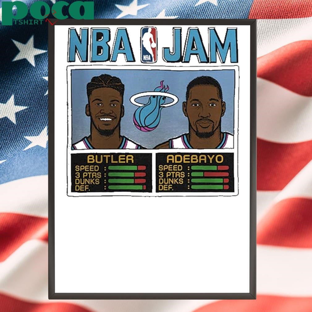 Jimmy Butler And Bam Adebayo Original Vice NBA Jam Tee Unisex T-Shirt
