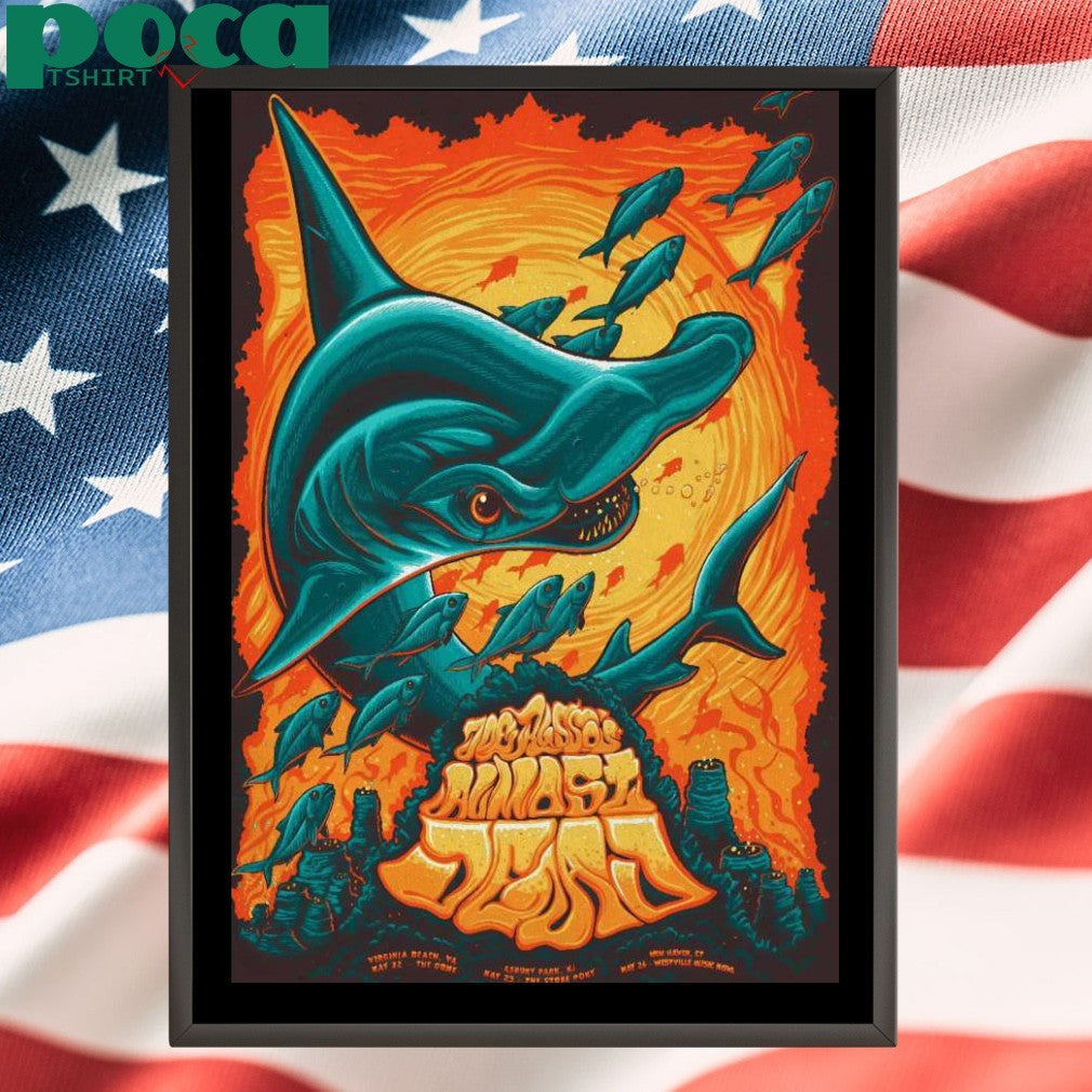 Joe Russo’s Almost Dead Virginia Beach VA 5-22-2025 Poster shirt