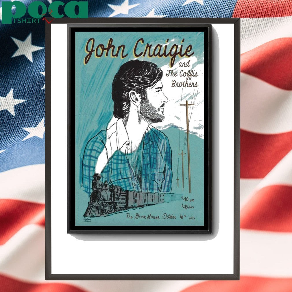 John Craigie In Mariposa CA On Oct 16 2025 Poster shirt