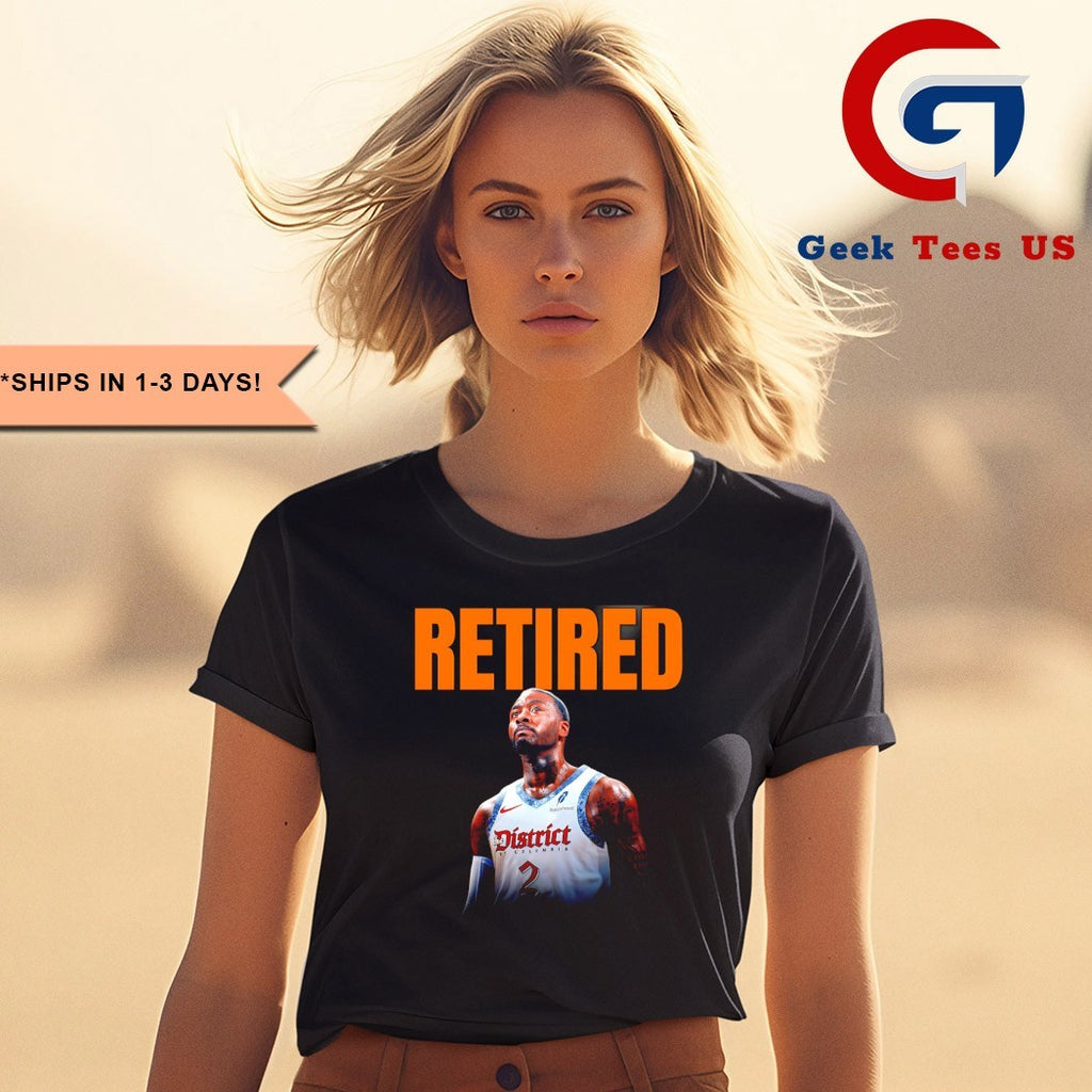 John Wall Retired Washington Wizards basketball shirt