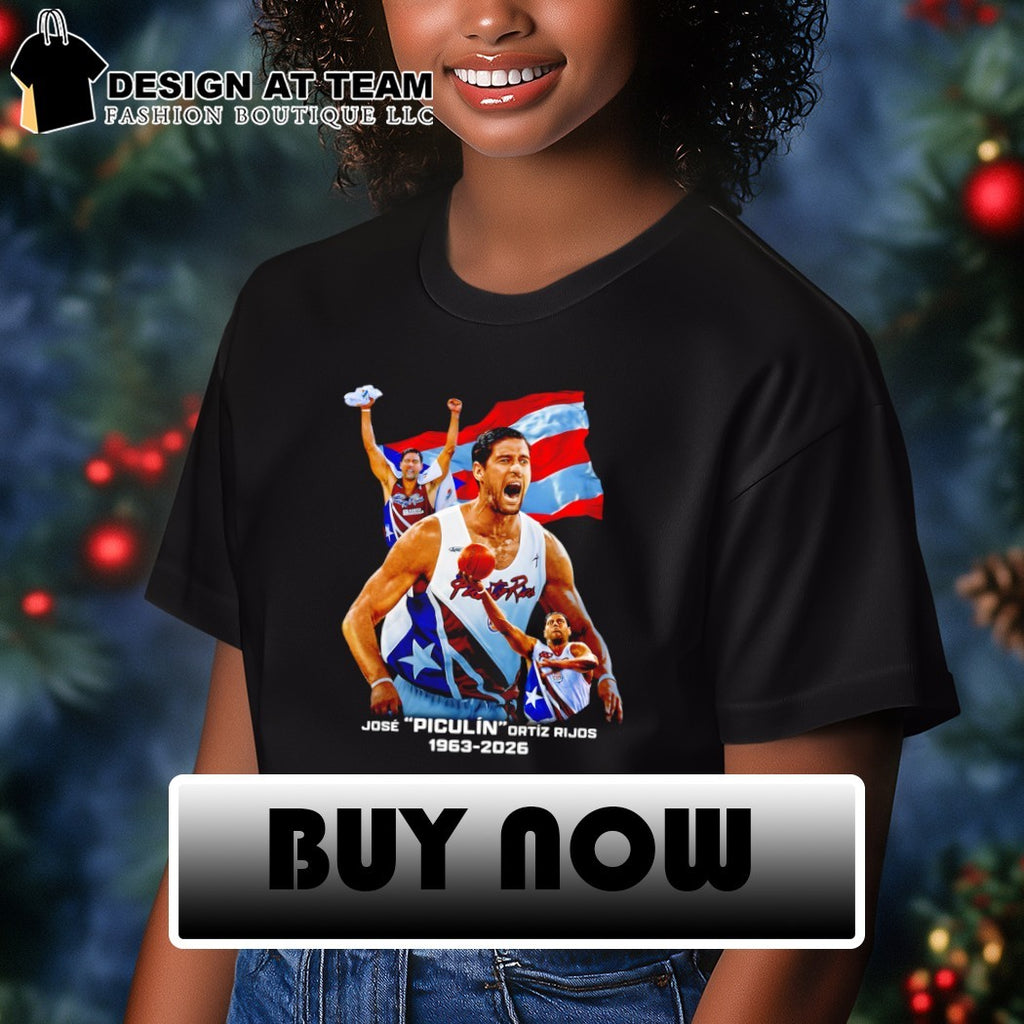 José Piculín Ortiz Rijos Puerto Rican Basketball 1963 2026 RIP shirt