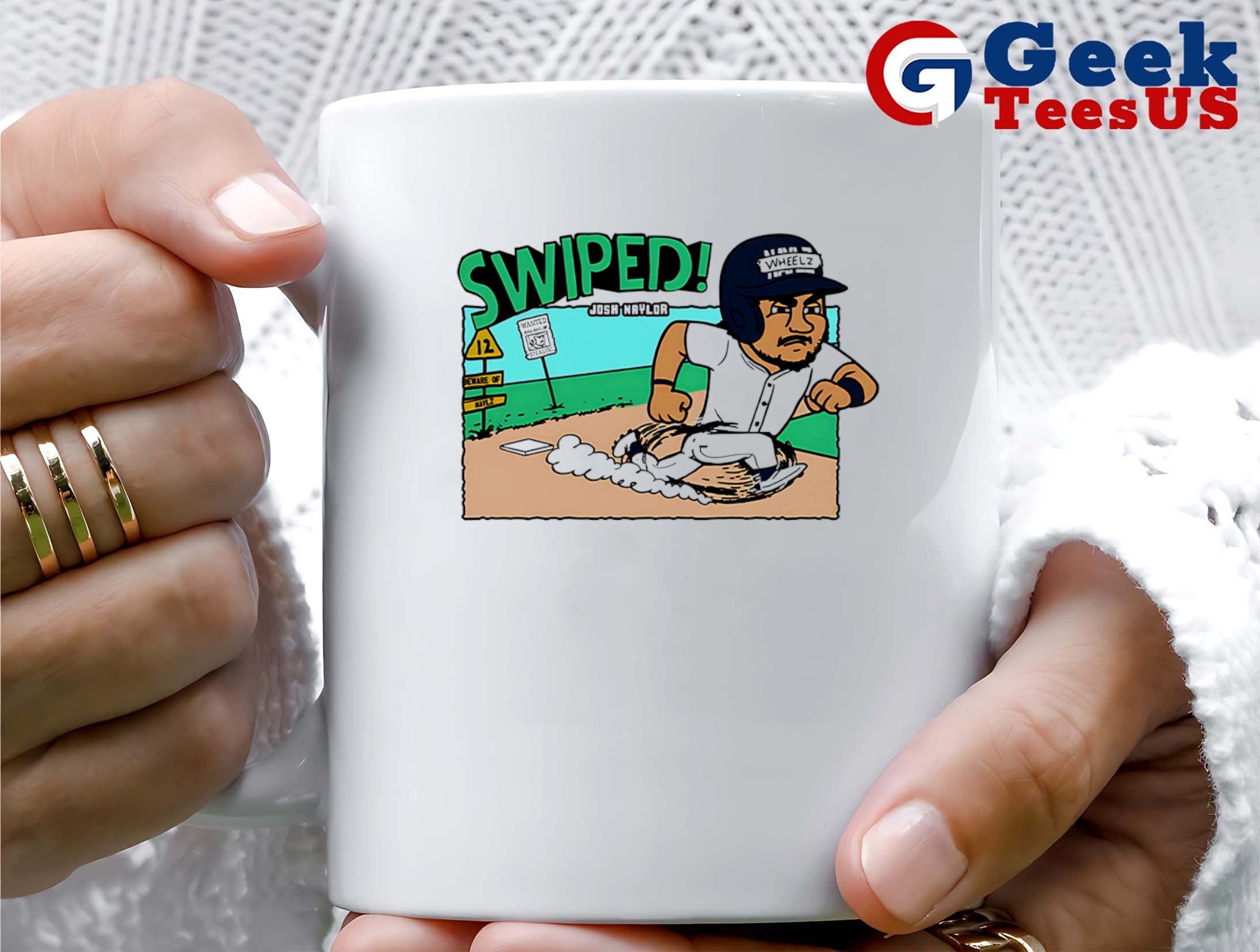 Josh Naylor Swiped Seattle Mariners MLB cartoon shirt