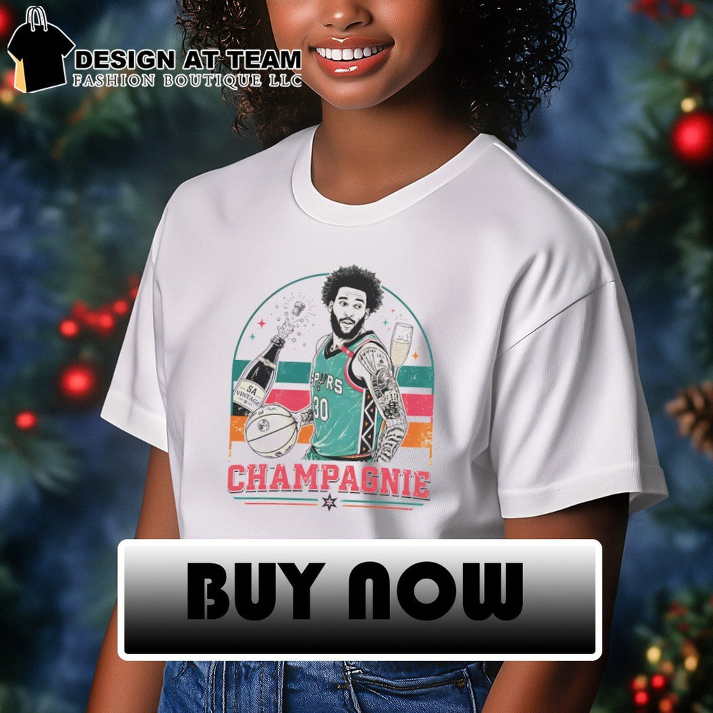 Julian Champagnie San Antonio Spurs Basketball Jersey Bottle shirt