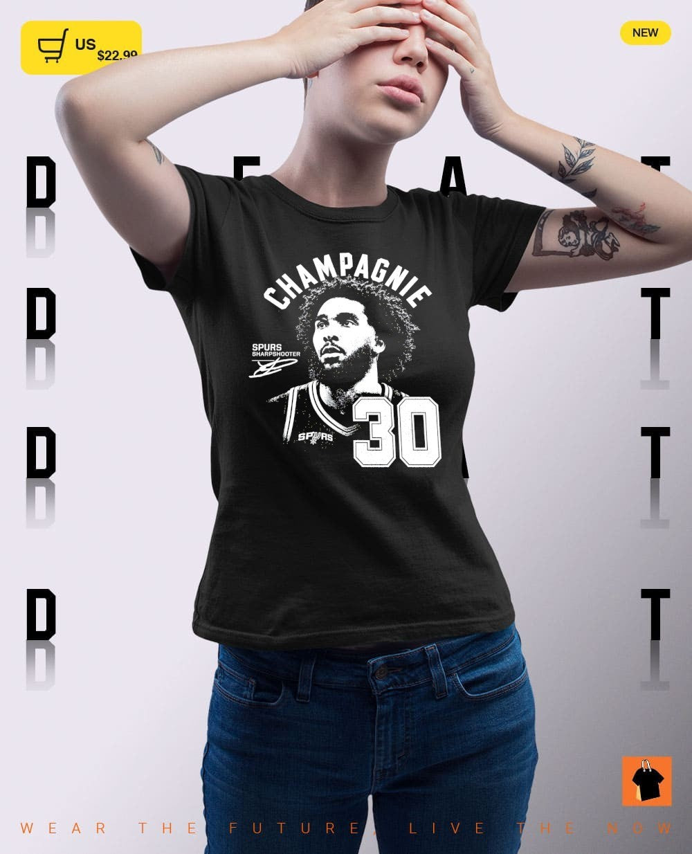 Julian Champagnie player San Antonio Spurs Basketball NBA signature vintage shirt