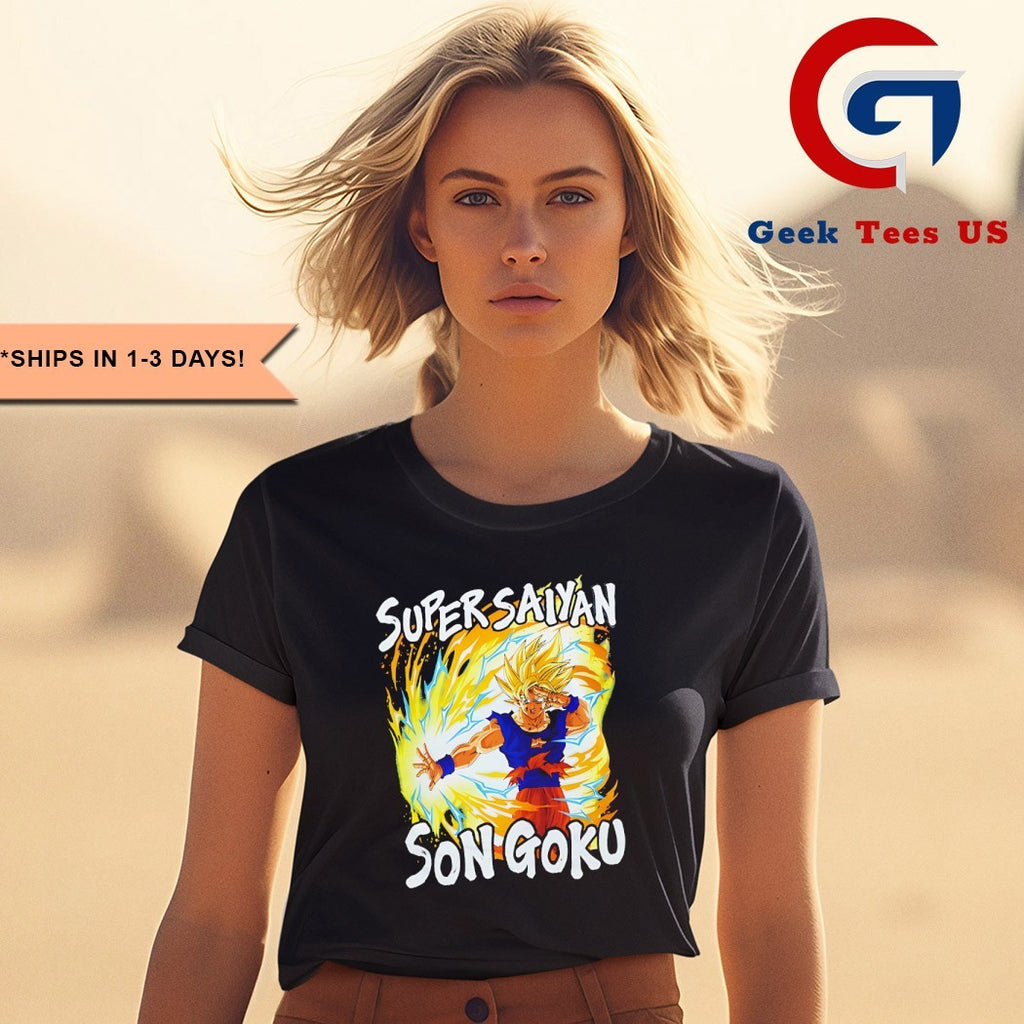 Julio Rodríguez wearing Super Saiyan Son Goku graphic shirt