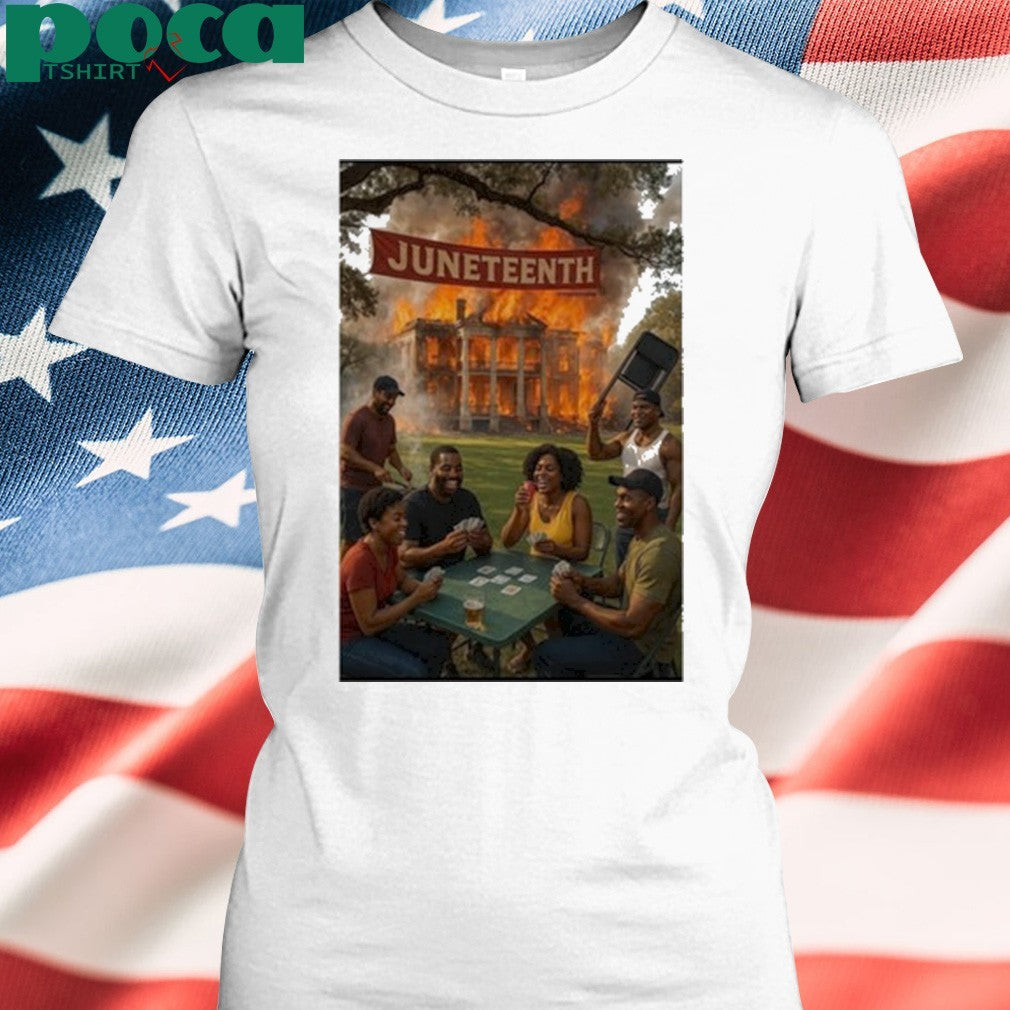Juneteenth Nottoway Plantation Fire Shirt