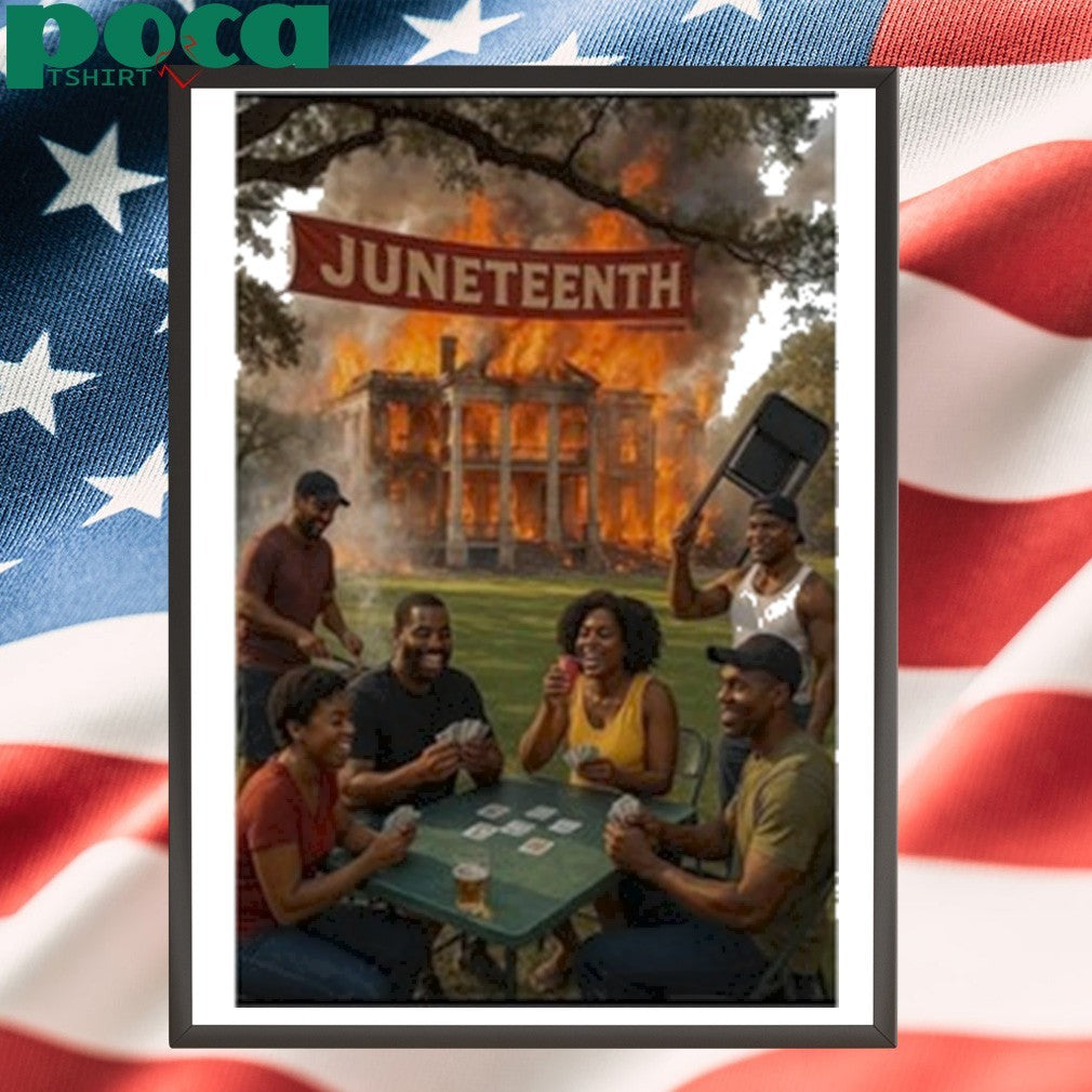 Juneteenth Nottoway Plantation Fire Shirt