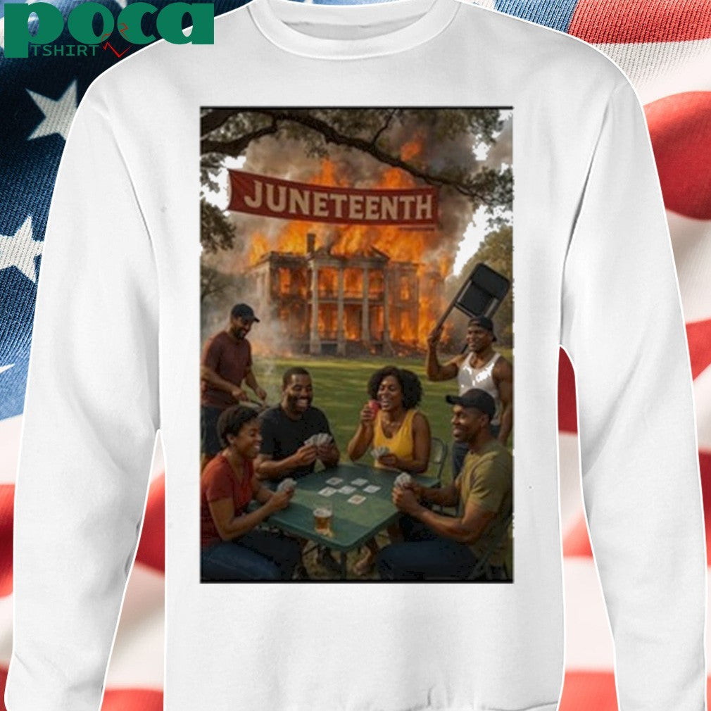 Juneteenth Nottoway Plantation Fire Shirt