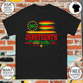 Juneteenth We Outside African American power strong culture black is beautiful American flag shirt
