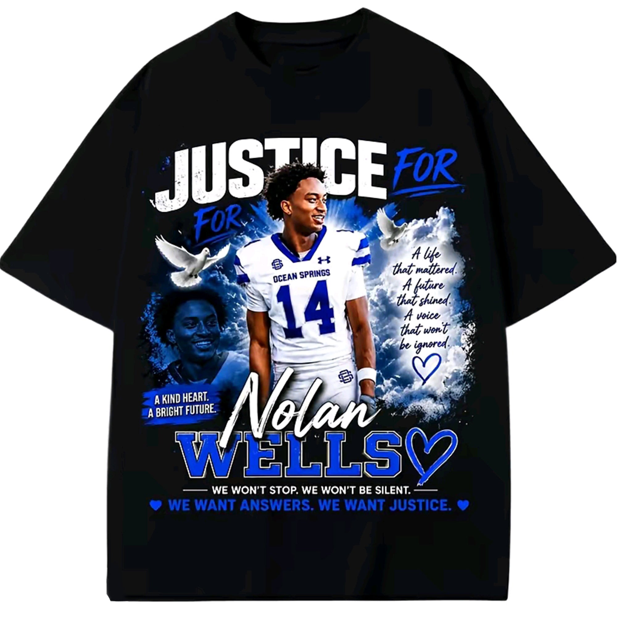 Justice For Nolan Wells We Want Answers Shirt