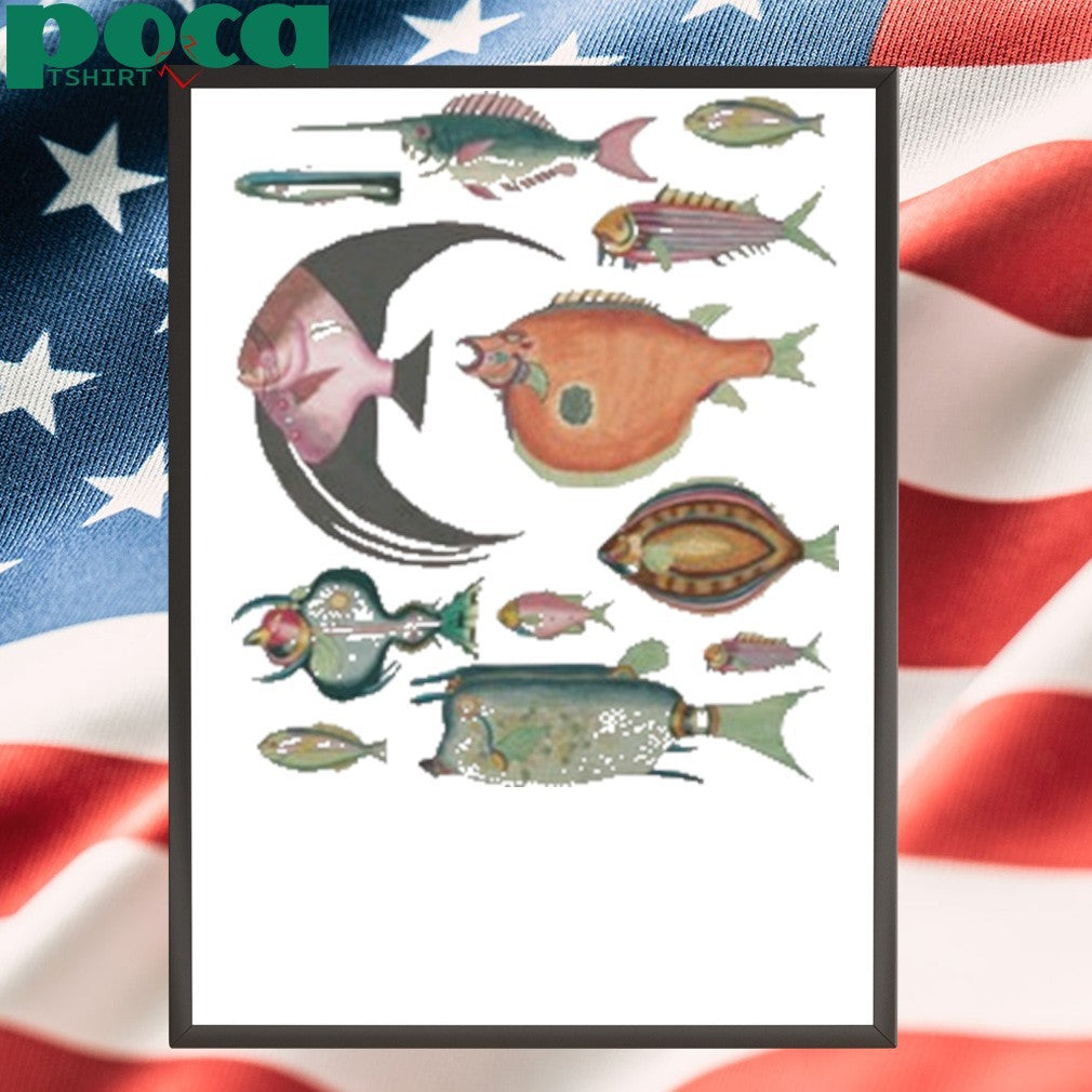 K45ink Fugly Fish Large Shirt