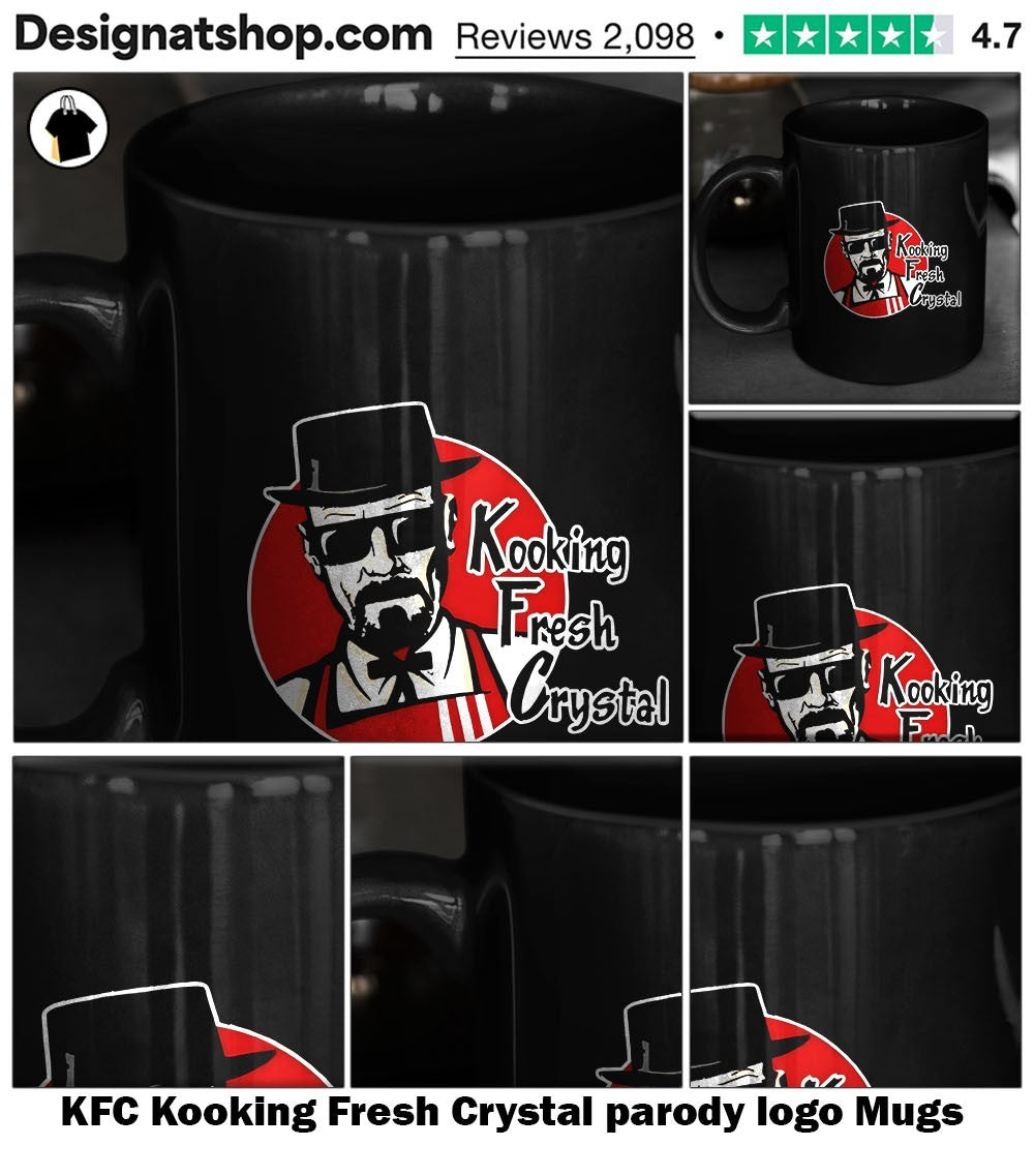KFC Kooking Fresh Crystal parody logo shirt