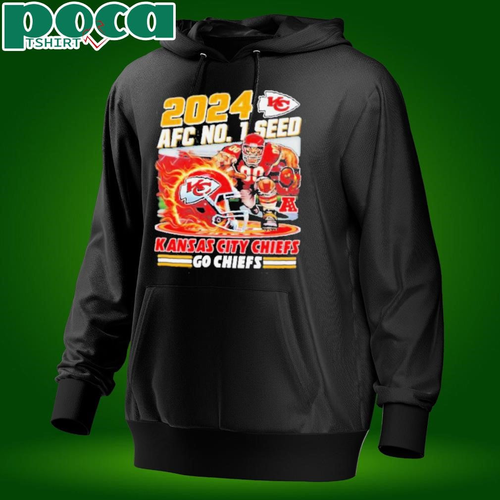 Kansas City Chiefs AFC no.1 seed go Chiefs 2024 shirt