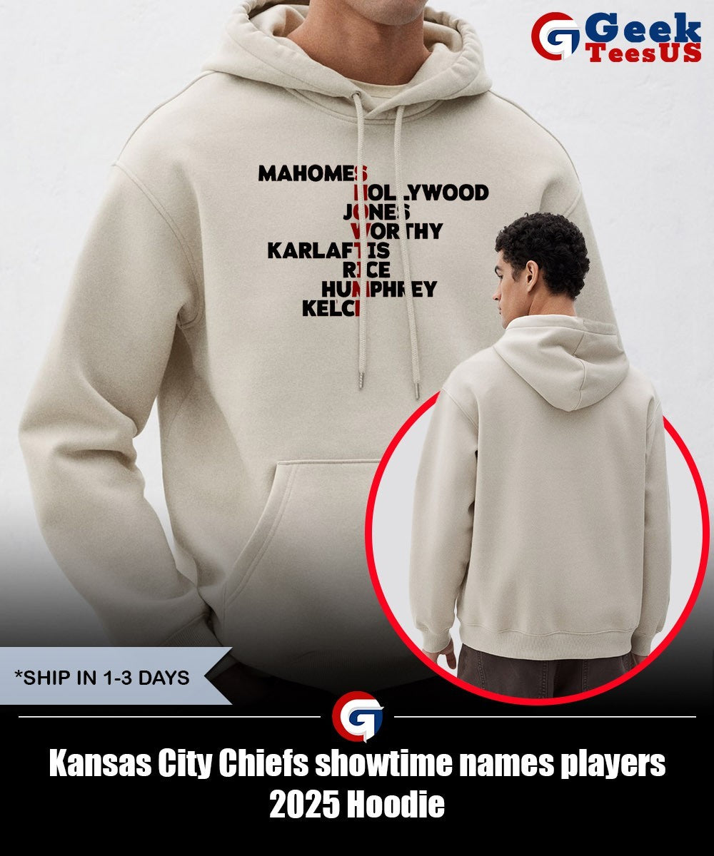 Kansas City Chiefs showtime names players 2025 shirt