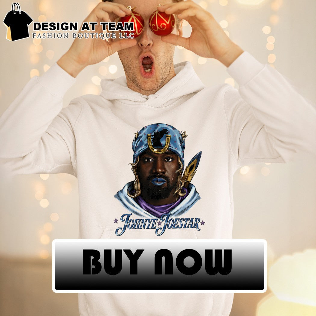 Kanye West Anime Mashup Johnye Joestar cartoon shirt