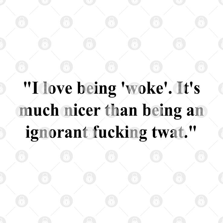 Kathy Burke I Love Being Woke Mug