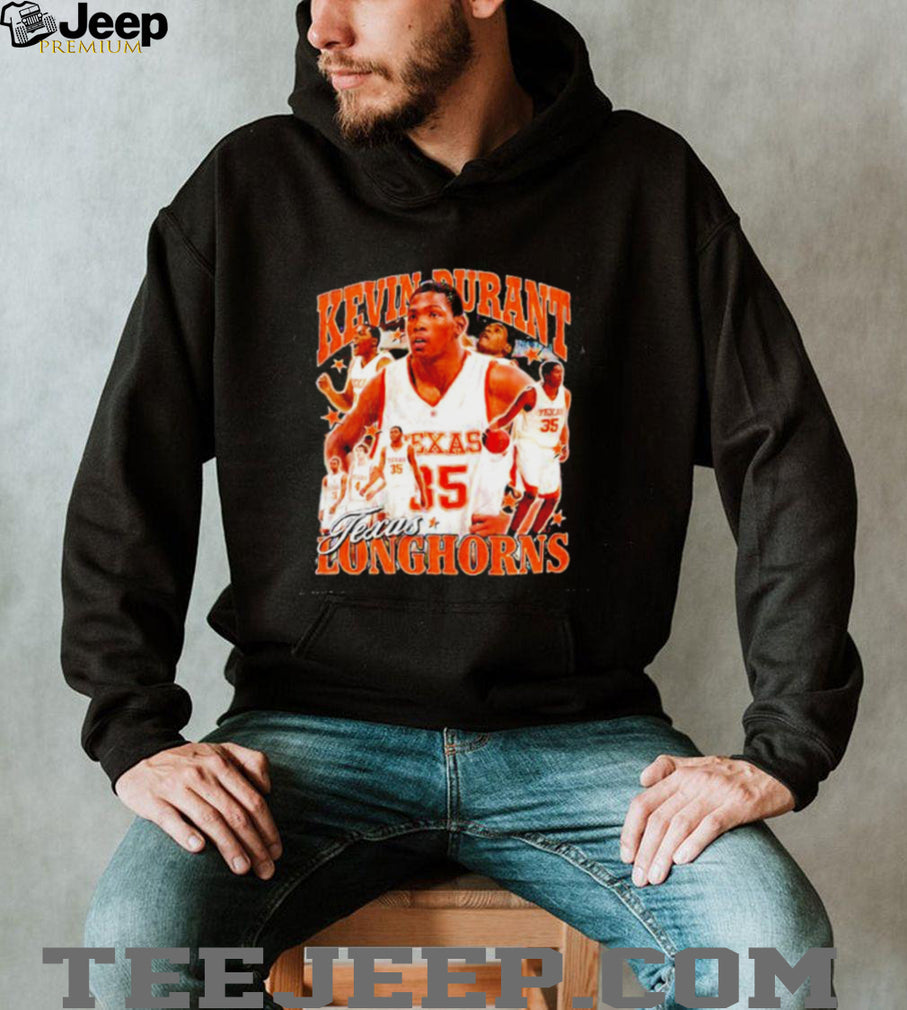 Kevin Durant Texas Longhorns No 35 Vintage Collage shirt