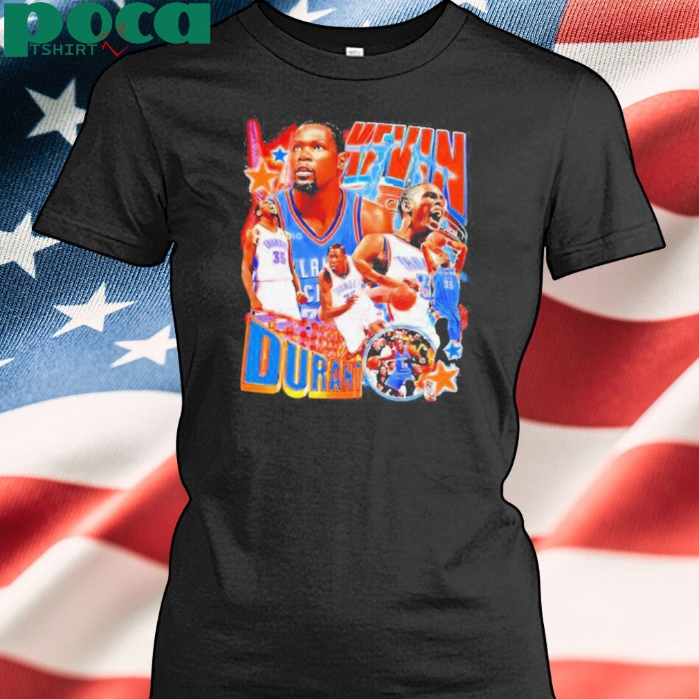 Kevin Durant player Oklahoma City Thunder basketball graphic shirt
