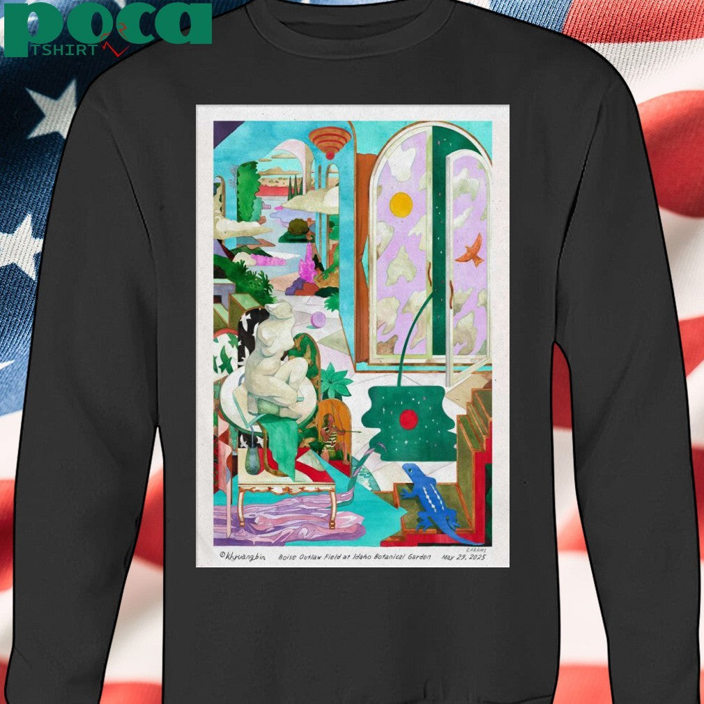 Khruangbin May 29 2025 Outlaw Field at The Idaho Botanical Garden in Boise ID Poster Shirt
