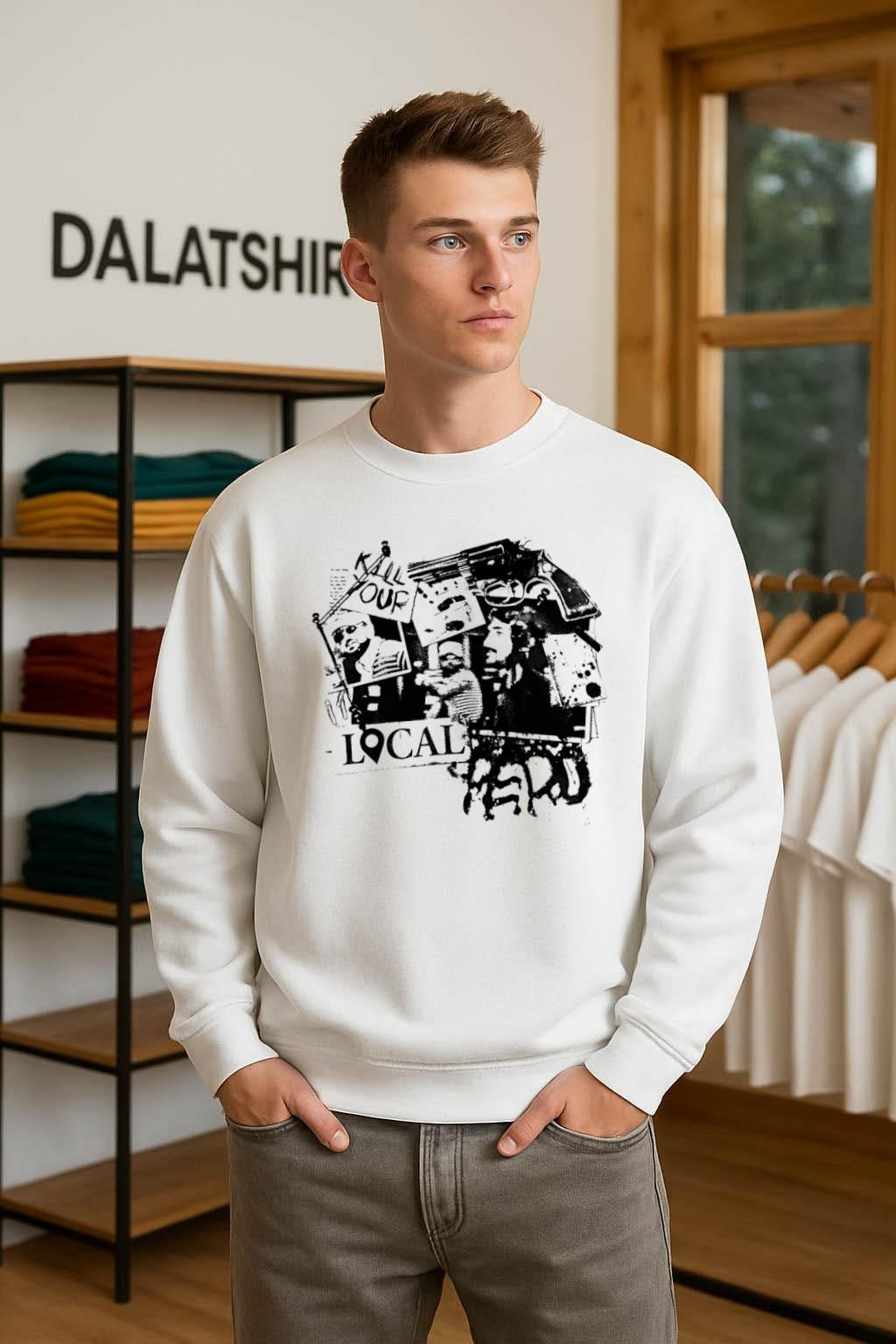 Kill Your Local Hero Revolver Collage shirt