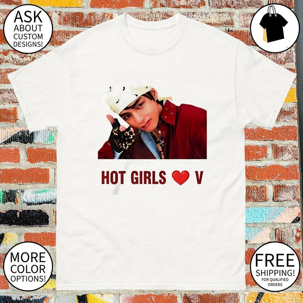 Kim Taehyung BTS Hot Girls love V Arirang shirt