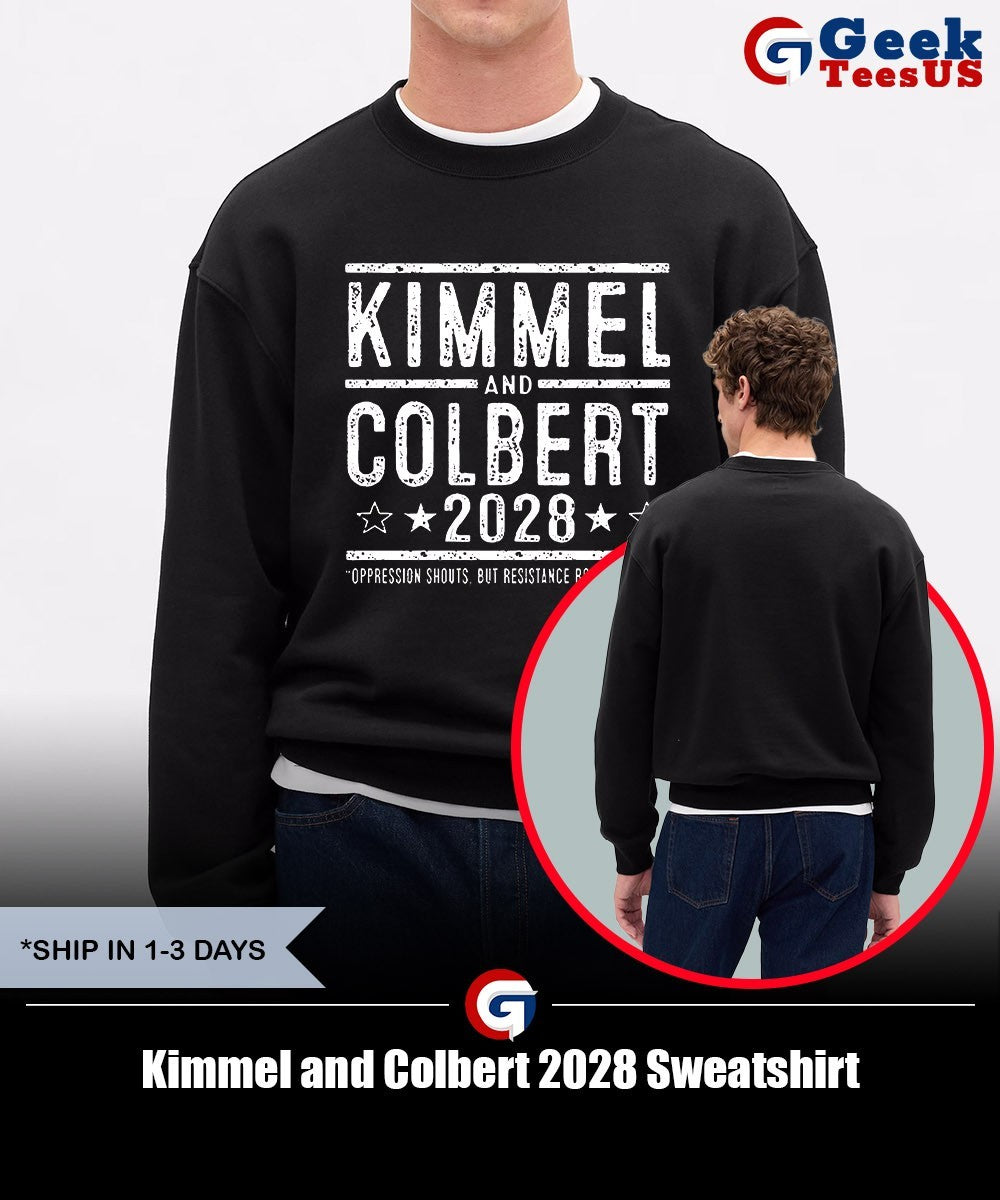 Kimmel and Colbert 2028 shirt
