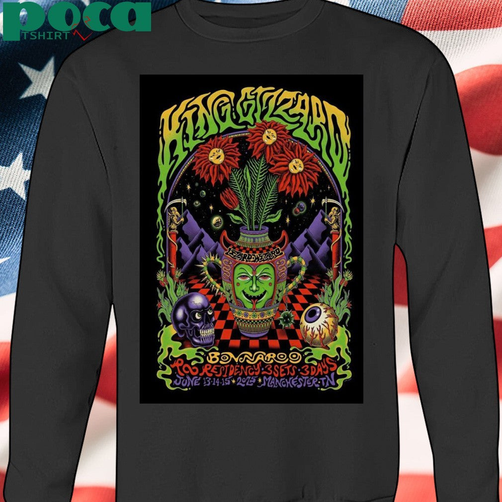 King Gizzard And The Lizard Wizard Roo Residency In Manchester TN Jun 13-15 2025 Poster shirt