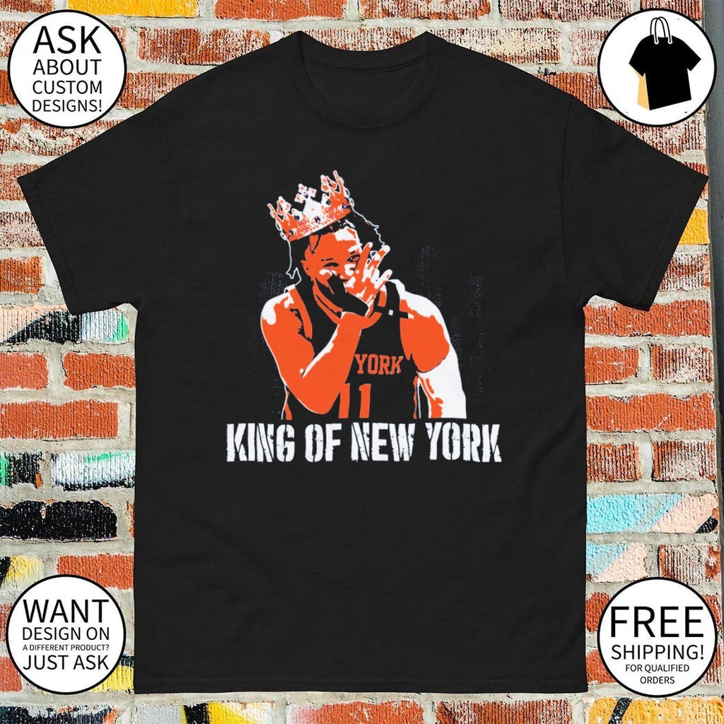 King of New York Basketball Jalen Brunson Knicks 3 points pose shirt