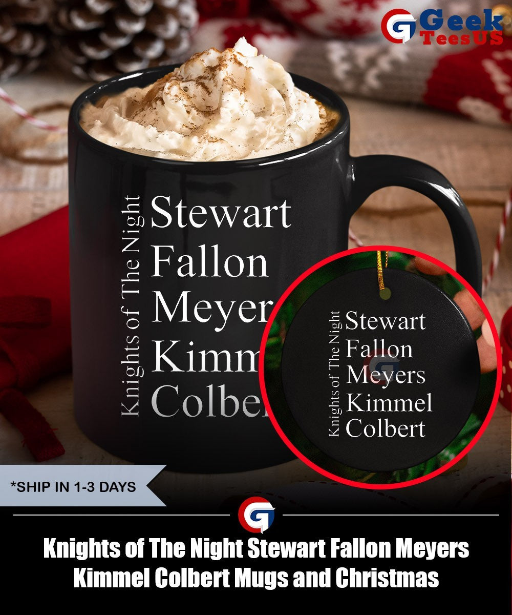 Knights of The Night Stewart Fallon Meyers Kimmel Colbert shirt