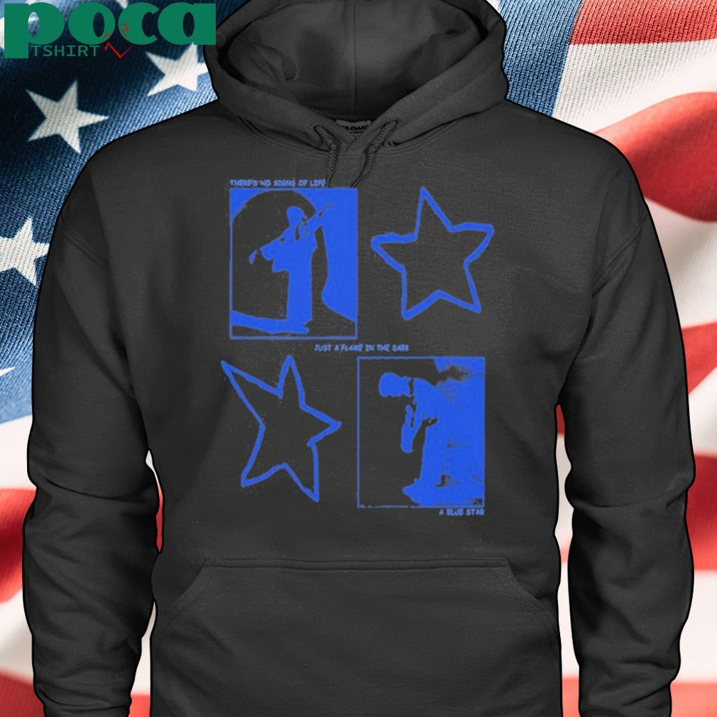 Korine Blue Star Black T-Shirt