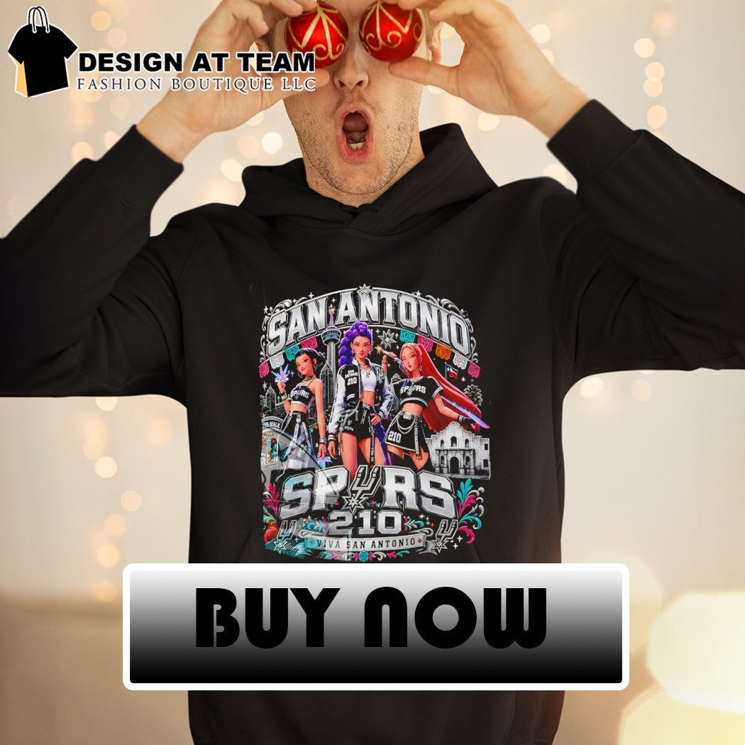 Kpop Demon Hunters Huntrix San Antonio Spurs Viva San Antonio 2026 shirt