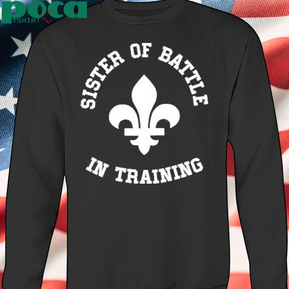 Kvwviiju Wearing Sister Of Battle In Training Shirt
