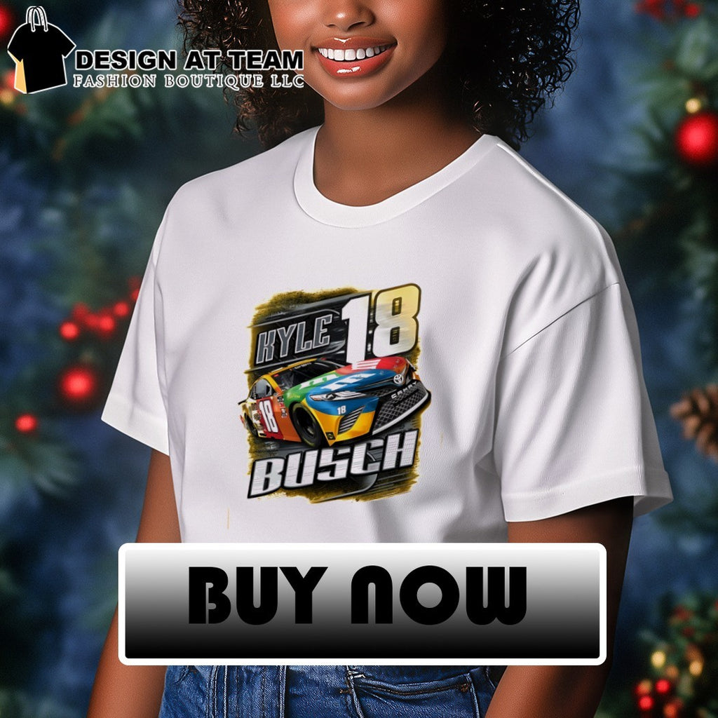 Kyle Busch 18 Nascar Racing Graphic Vintage Toyota Camry Race Car shirt