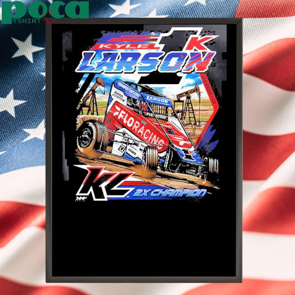 Kyle Larson 2025 Chili Bowl Pole Dash Two Sides Unisex T-Shirt