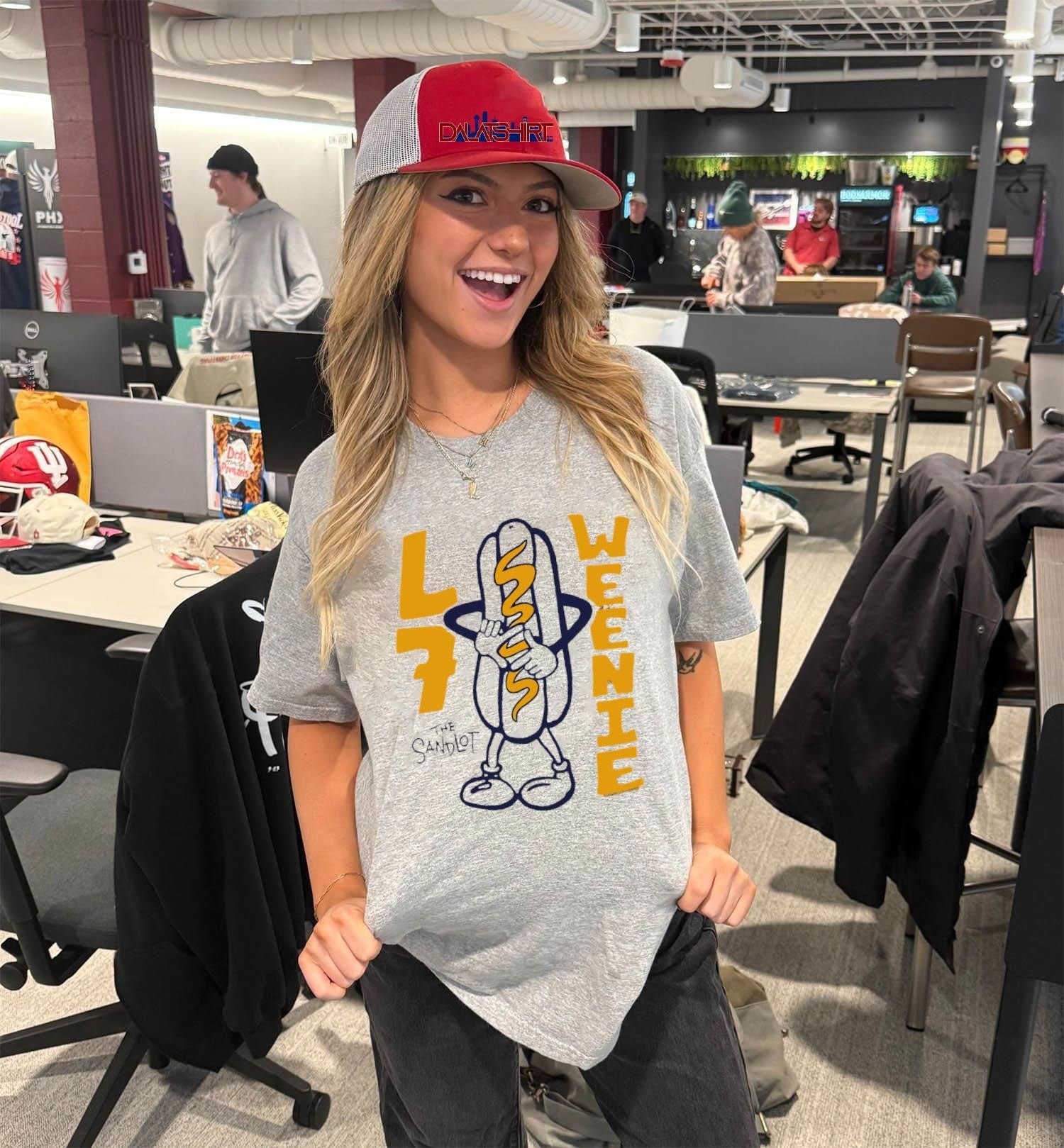L7 Weenie the Sandlot Hot Dog Character shirt