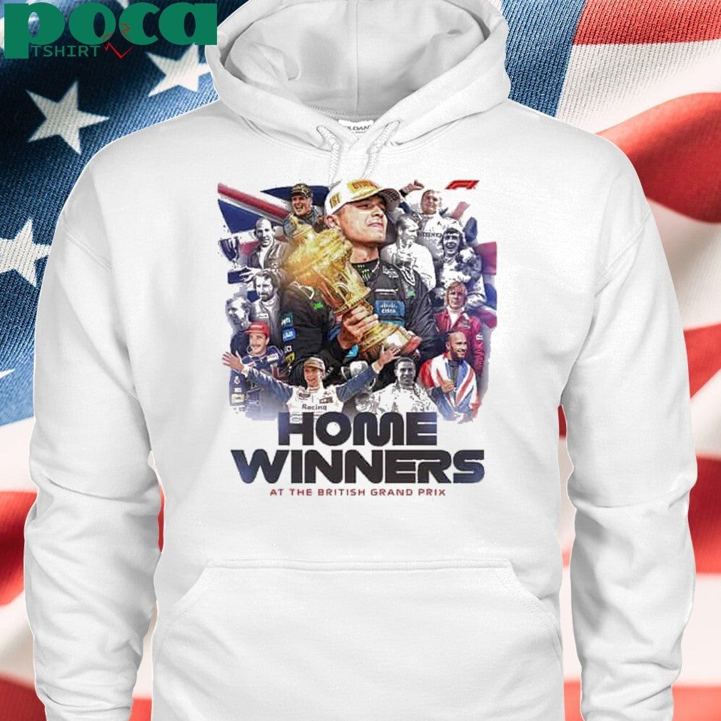 Lando Norris Joins A long List Of British Winners At Their Home Grand Prix shirt