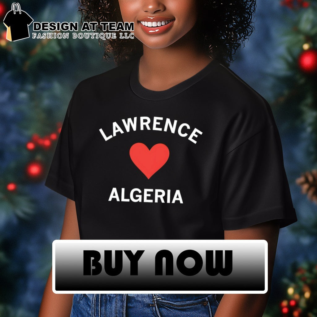Lawrence heart Algeria 2026 shirt