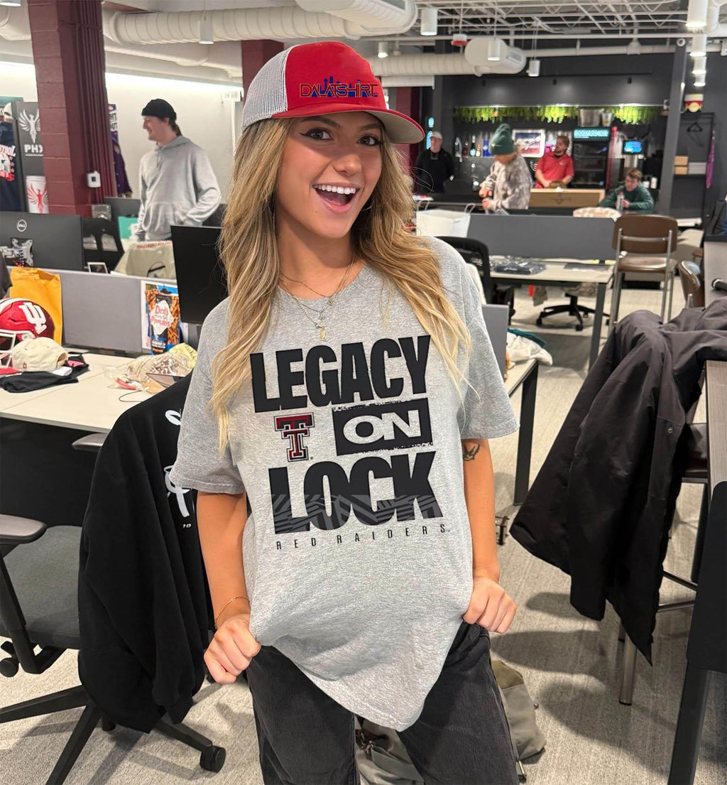 Legacy On Lock Texas Tech Red Raiders Logo shirt