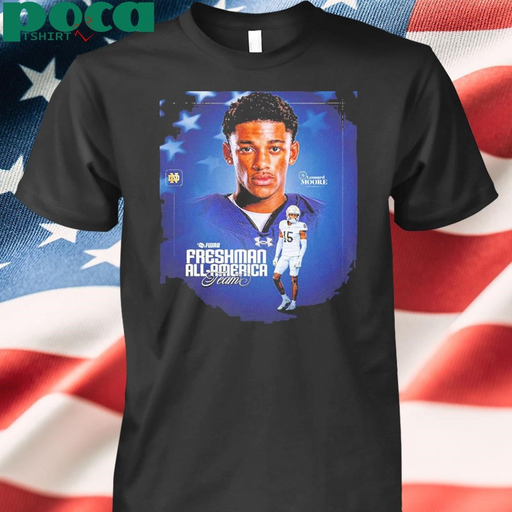 Leonard Moore Notre Dame Football FWAA Freshman All America Team Unisex T-Shirt