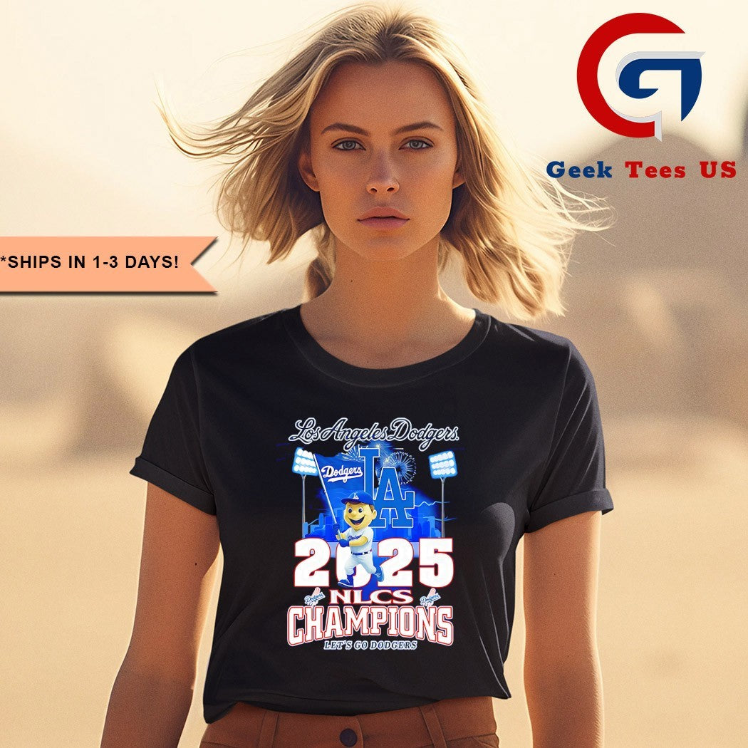 Let’s Go Dodgers 2025 NLCS Champions Los Angeles Dodgers MLB World Series mascot shirt