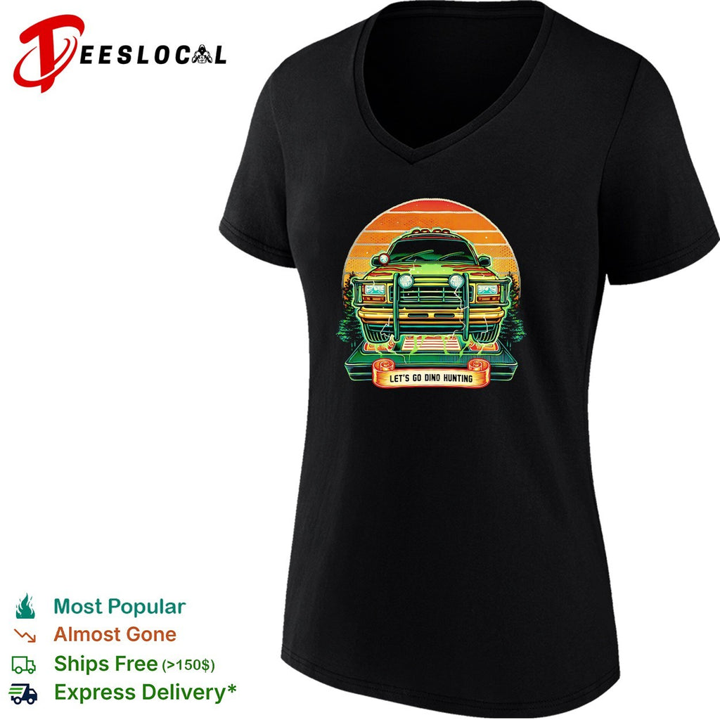 Let’s go dino hunting vintage truck shirt