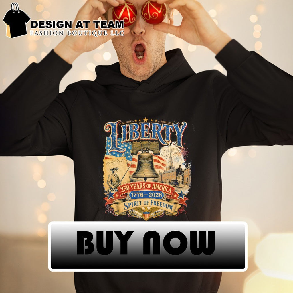 Liberty 250 Years of America 1776-2026 Spirit of Freedom Liberty Bell Patriotic shirt