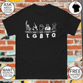 Liberty Guns Beer Trump BBQ LGBTQ meme shirt