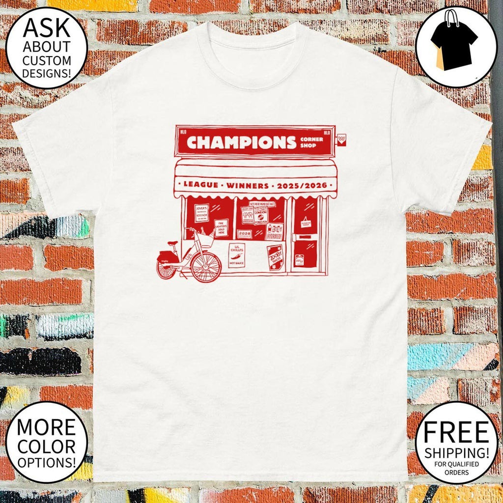 Lil Chilli’s Champions Corner Shop League Winners 2025 2026 shirt