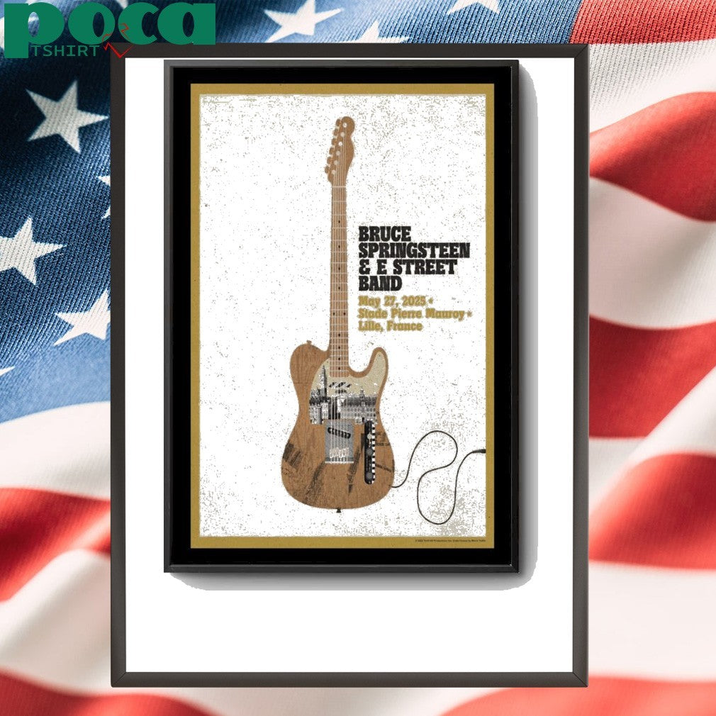 Lille, France May 27, 2025 Bruce Springsteen Poster shirt