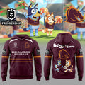 Brisbane Broncos Bluey and Bingo Hoodie