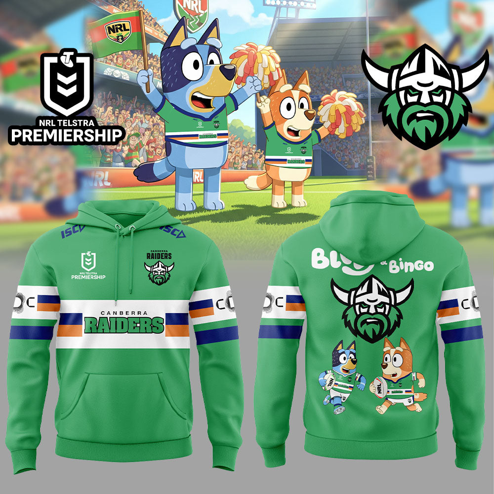 Canberra Raiders Bluey and Bingo Shirt, Hoodie