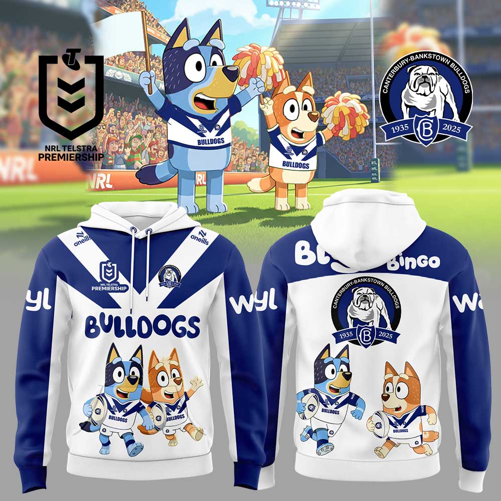 Canterbury Bulldogs Bluey and Bingo Shirt, Hoodie